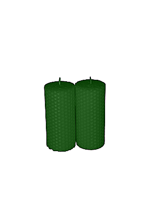 Lumanari decorative - Lumanare fagure - Verde - 10x4.5