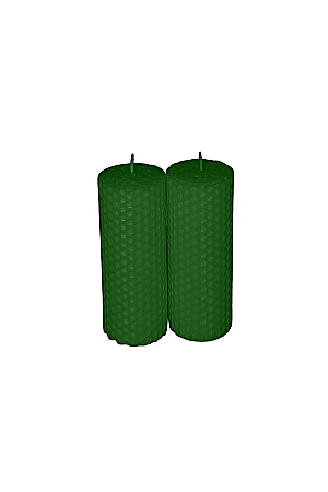 Lumanari decorative - Lumanare fagure - Verde - 13x4.5