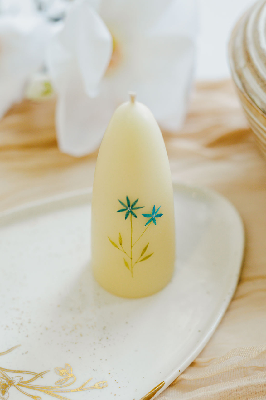 Lumanare naturala pictata [5]