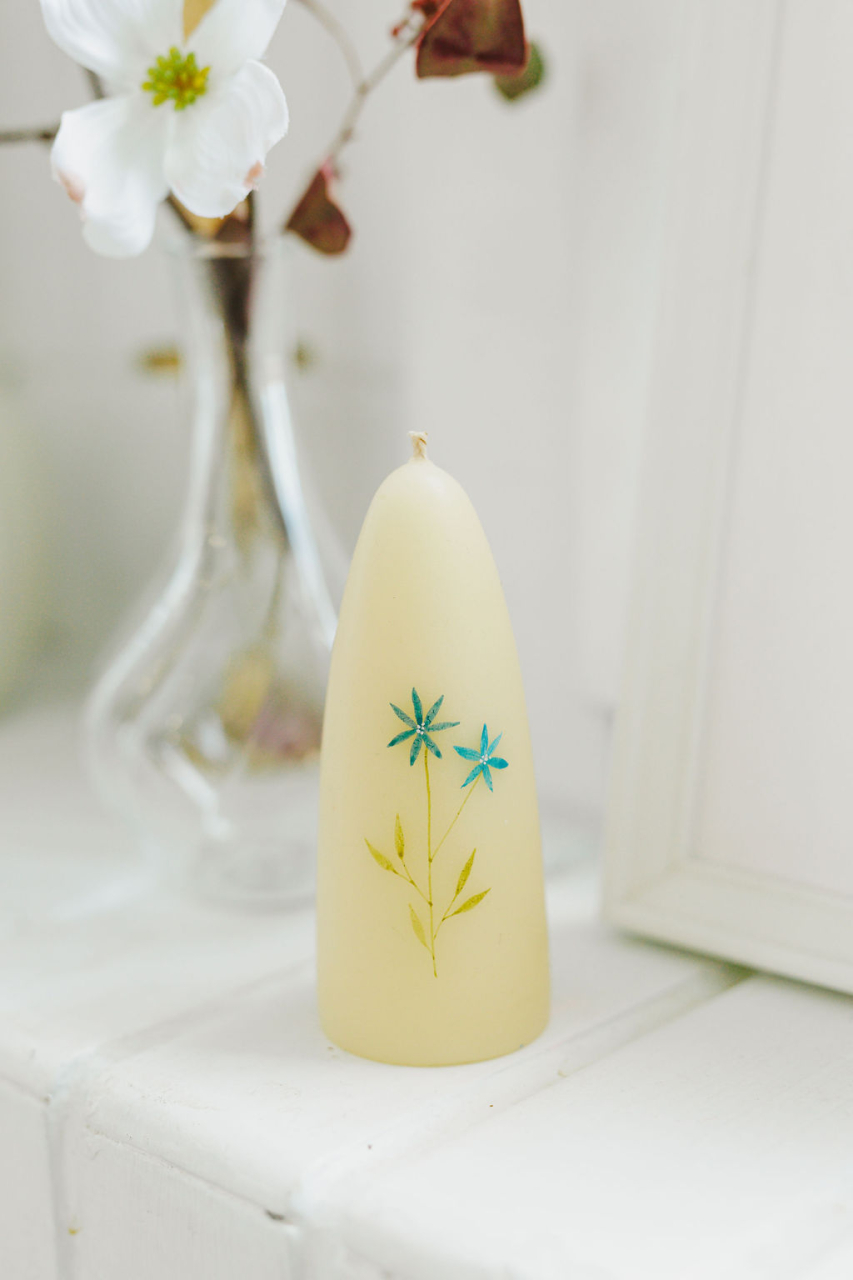 Lumanare naturala pictata [6]