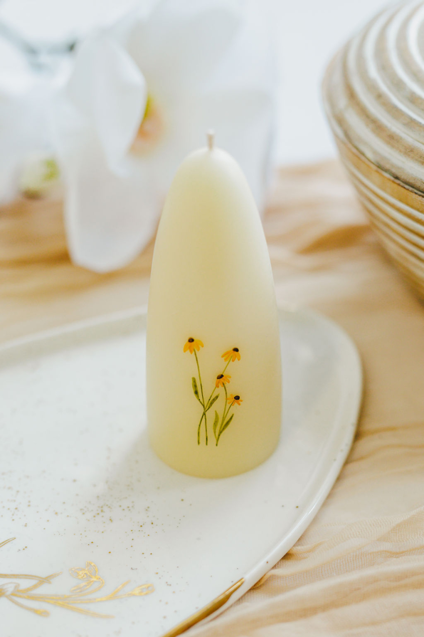 Lumanare  pictata manual [6]