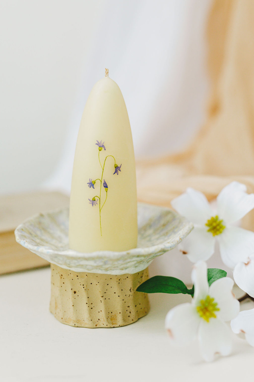 Lumanare naturala pictata [4]