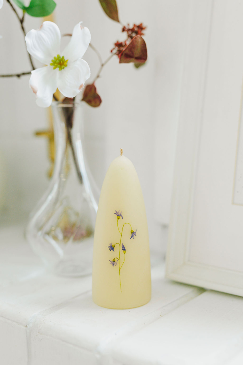 Lumanare naturala pictata [6]