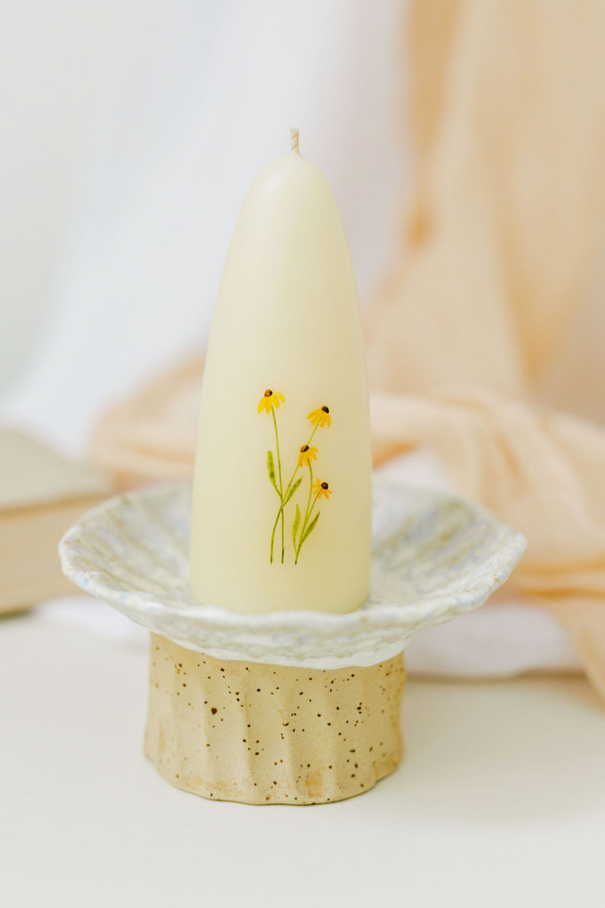 Lumanare  pictata manual [2]