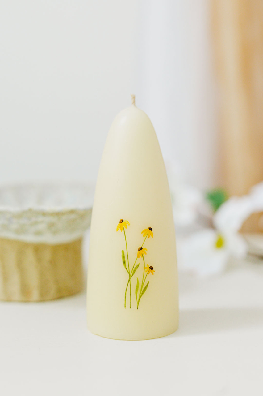 Lumanare  pictata manual [3]