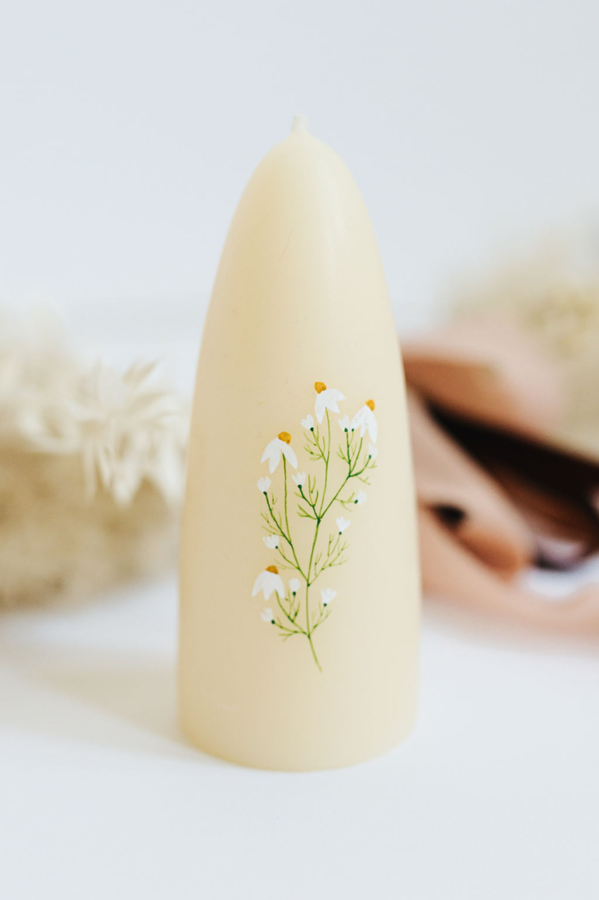 Lumânare handmade din ceară naturală de albine parfumată [2]