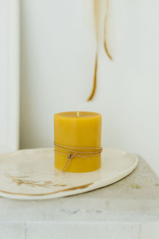 lumanare ceara naturala