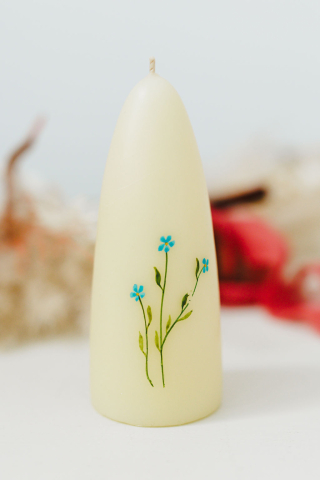 PURE - Lumanare naturala pictata