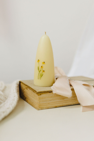 PURE - Lumanare  pictata manual