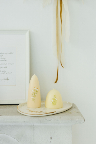 Lumânare handmade din ceară naturală de albine parfumată [4]