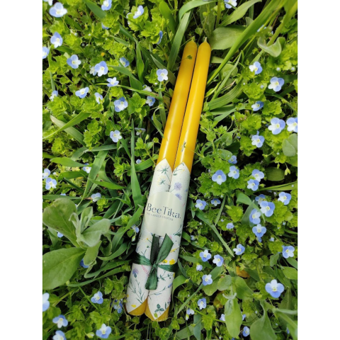 Set două lumânări din ceară de albine naturală [2]