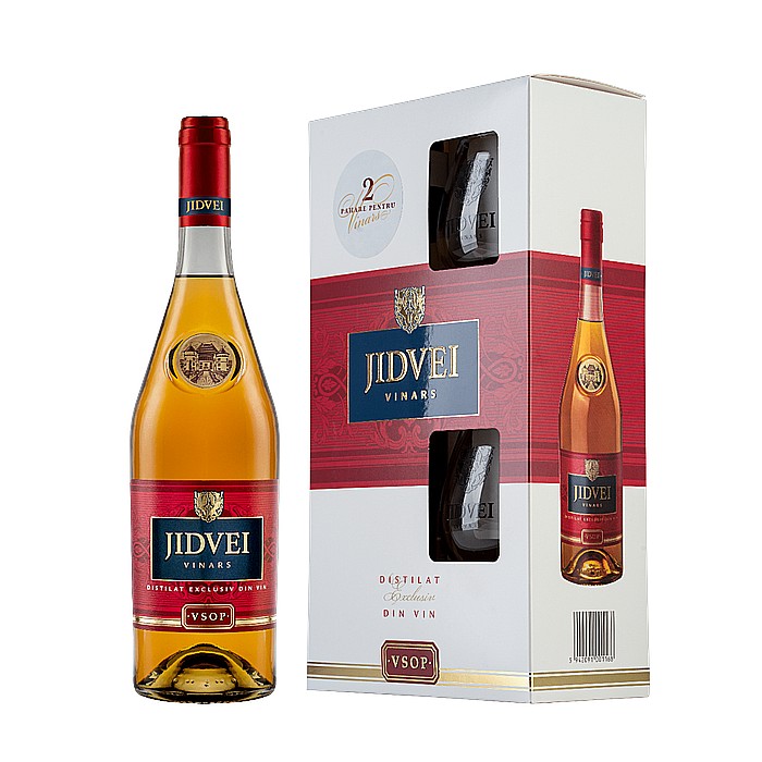 Vinars Jidvei 0.7L cu 2 Pahare [1]