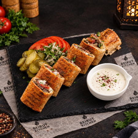 Beirut Street Food - Shawarma de vita Beirut kitchen