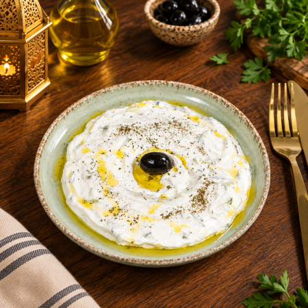 Mezze - Labneh libanez cu ulei de măsline și mentă – BeirutKitchen