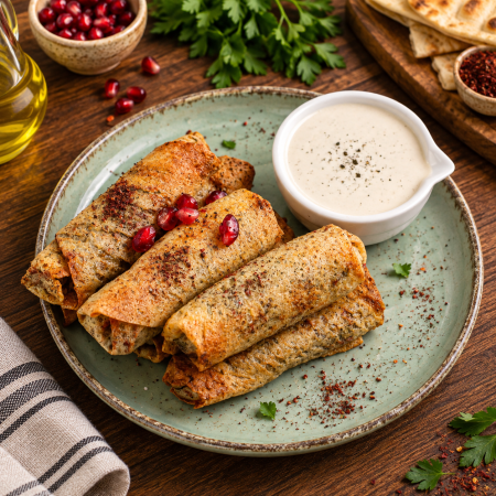 Mezze - Rulouri cu Pui si Sumac Msakhan
