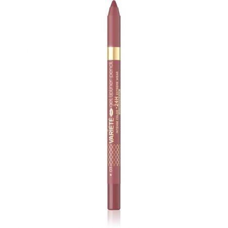 Creioane de buze - Creion de buze Variete Gel Waterproof Dark Rose