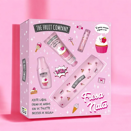 Seturi Cadou - Cutie cadou 4 piese – Strawberry Chantilly