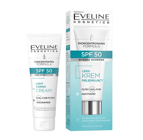 Demachiant și Skincare - Light Caring Cream , SPF 50