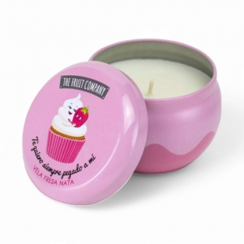 Odorizante - Lumanare de ceara vegetala cu parfum de capsuni chantilly, durata 40 ore