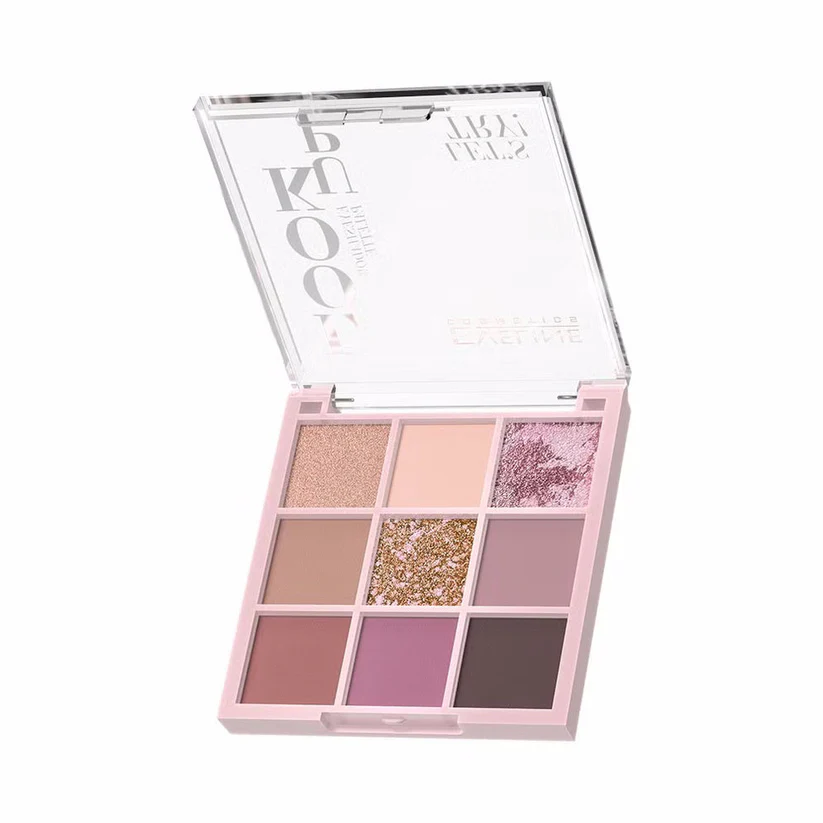 Palete de machiaj - Paletă Fard Let's Try Eveline - 9 culori