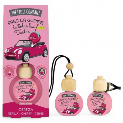 Parfum auto 2 utilizări cu aroma de cireșe
