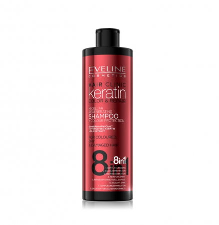 Îngrijirea Părului - Sampon Keratin Colour Protection 8 in 1, 400ml