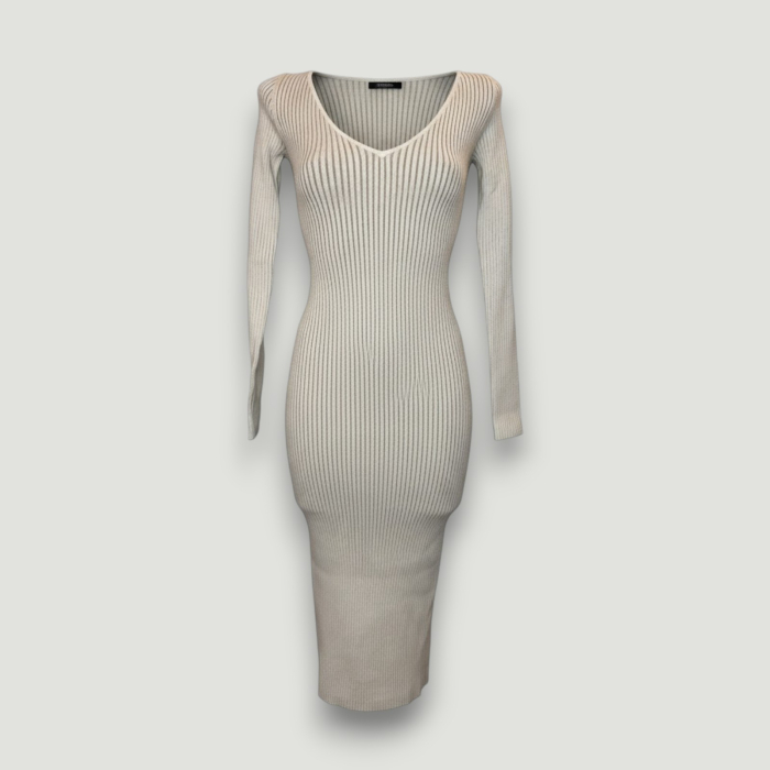 Rochie Premium Guess bej mulată damă – elegantă și sexy- – logo distinctiv, colecție outlet. [2]