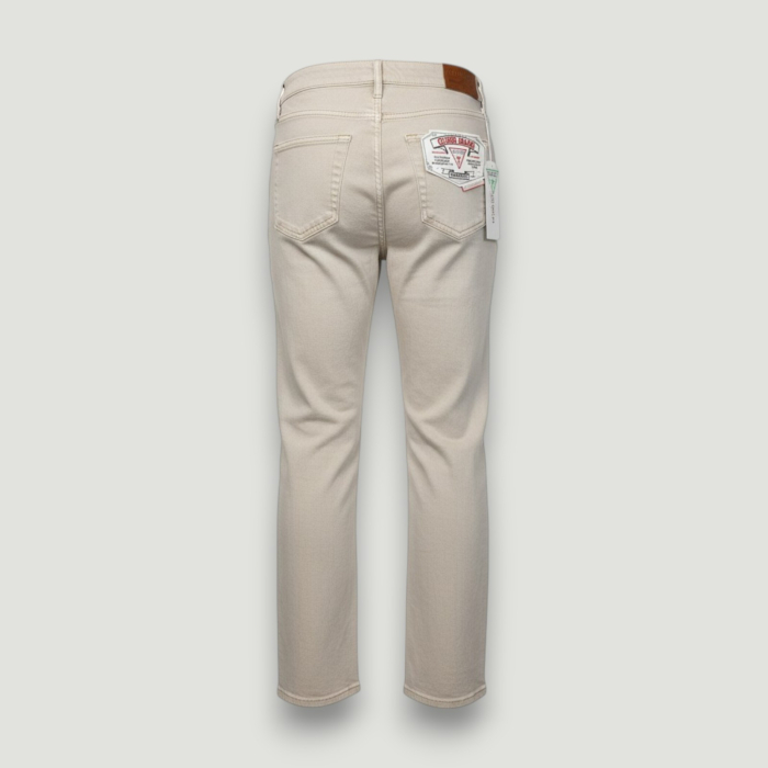 Blugi Guess damă crem croială dreaptă [4]