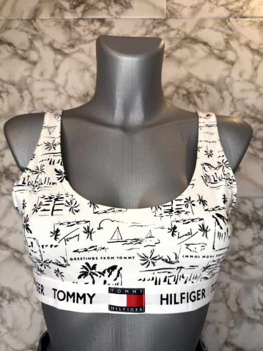Bustieră damă Tommy Hilfiger originală, logo distinctiv, colecție outlet [2]