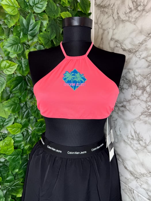 Bustieră de plajă Calvin klein originală, logo distinctiv, colecție outlet [1]