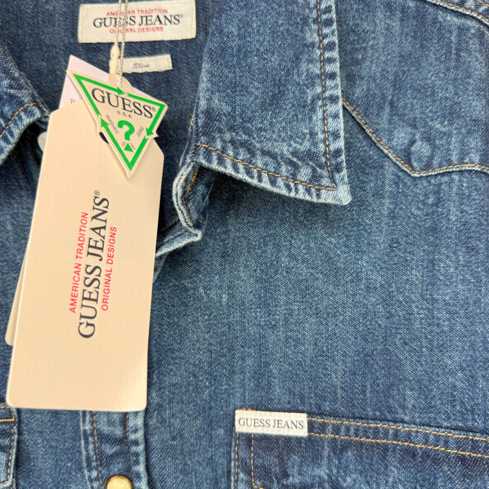Cămășă bărbați Guess Jeans originală, logo distinctiv, colecție outlet [4]