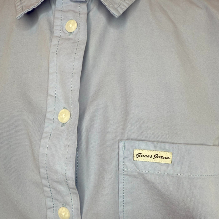 Cămașă damă Guess Jeans albastră, originală outlet [2]