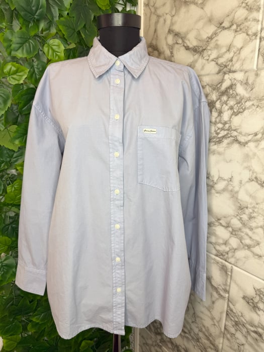 Cămașă damă Guess Jeans albastră, originală outlet [1]