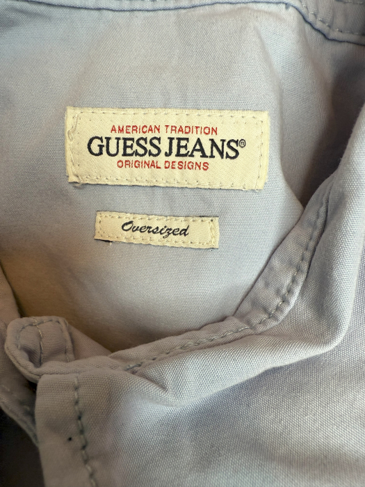 Cămașă damă Guess Jeans albastră, originală outlet [3]