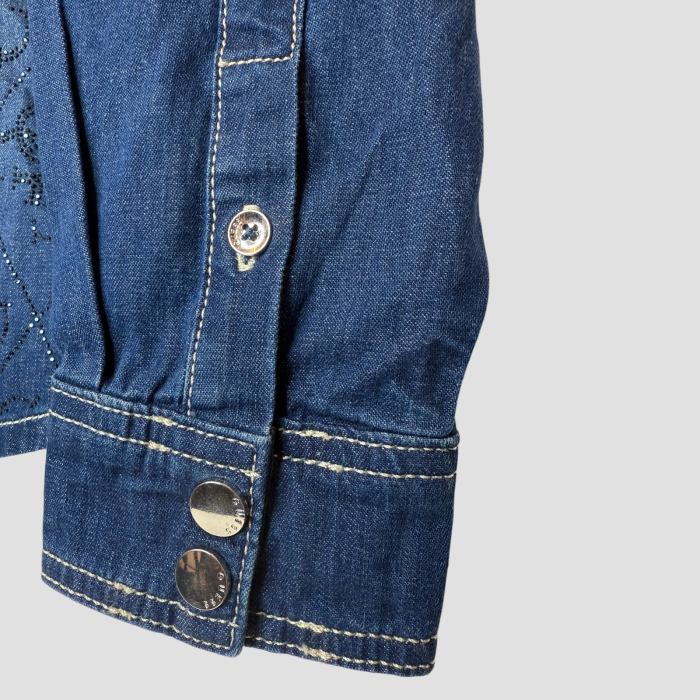 Cămașă damă Guess albastră, originală outlet [3]