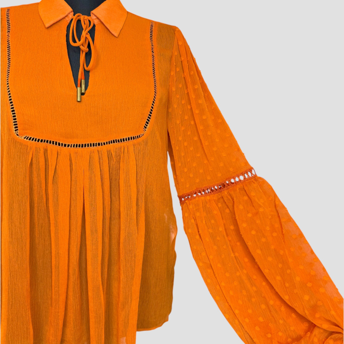 Cămașă damă Guess Portocaliu, original outlet [3]