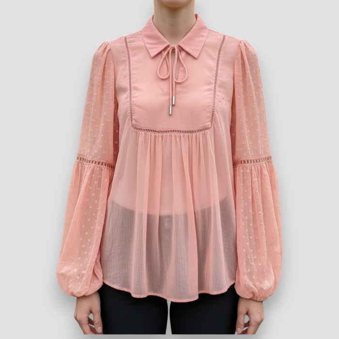 Cămașă damă Guess roz, original outlet [2]