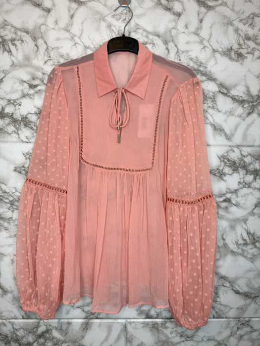 Cămașă damă Guess roz, original outlet [3]