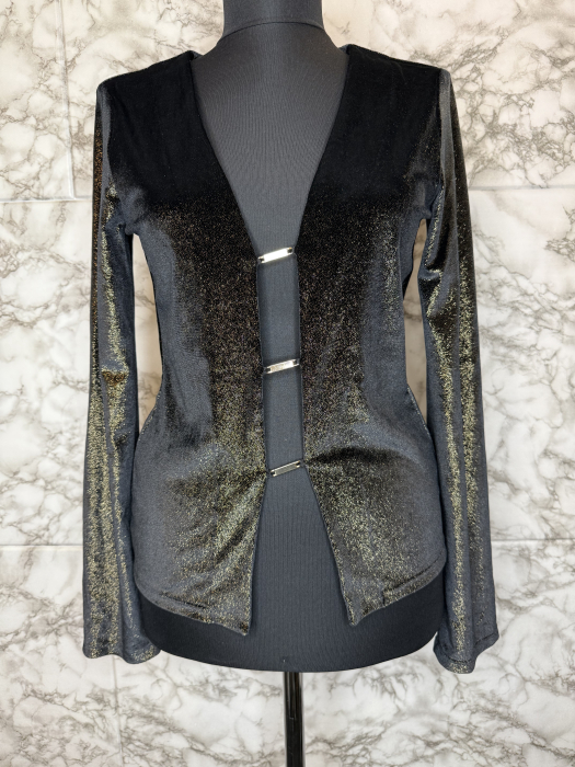 Cămașă damă Guess neagră, originală outlet [1]