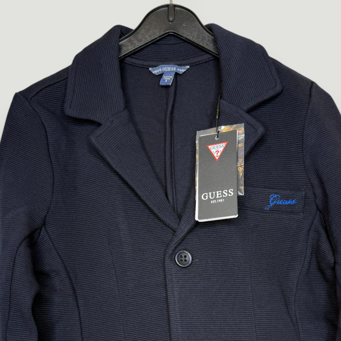 Cardigan Guess Copii – Bumbac- logo distinctiv, colecție outlet. URL: bluza-copii-guess [3]