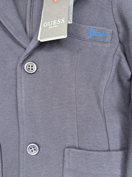 Cardigan Guess Copii – Bumbac- logo distinctiv, colecție outlet. URL: bluza-copii-guess [2]