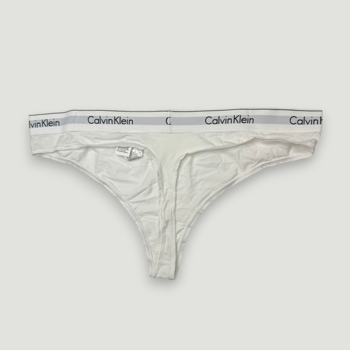 Chiloți Damă Calvin Klein – Model tanga cu Logo-detalii logo, colecție outlet [3]