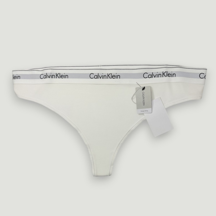 Chiloți Damă Calvin Klein – Model tanga cu Logo-detalii logo, colecție outlet [2]