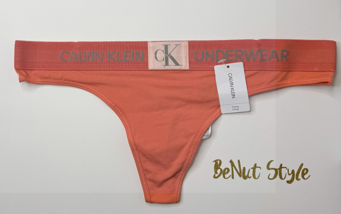 Chiloți Damă Calvin Klein – Model Tanga cu Logo-detalii logo, colecție outlet [1]