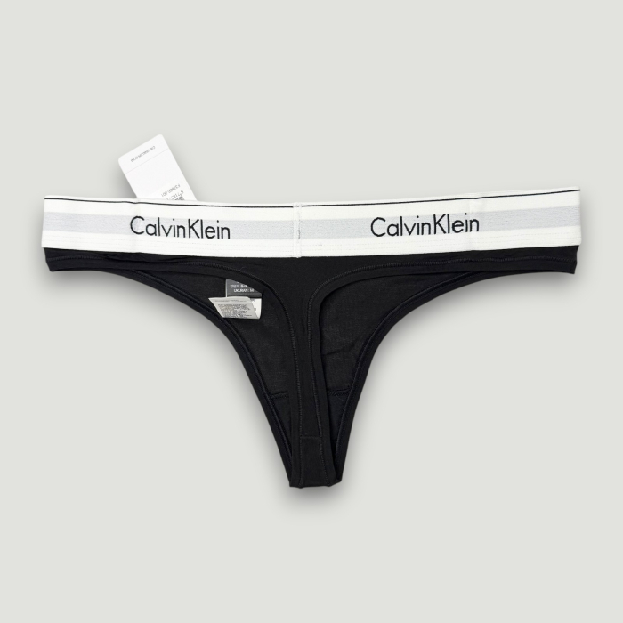 Chiloți Damă Calvin Klein – Model tanga cu Logo-detalii logo, colecție outlet [2]