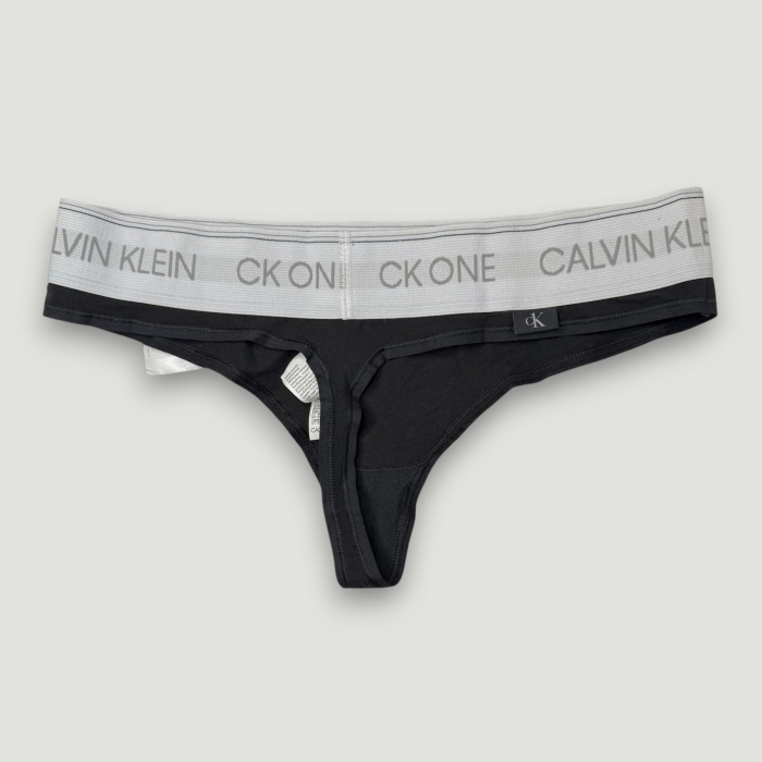 Chiloți Damă Calvin Klein – Model tanga cu Logo-detalii logo, colecție outlet [3]