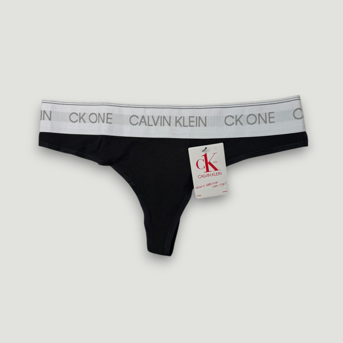 Chiloți Damă Calvin Klein – Model tanga cu Logo-detalii logo, colecție outlet [2]