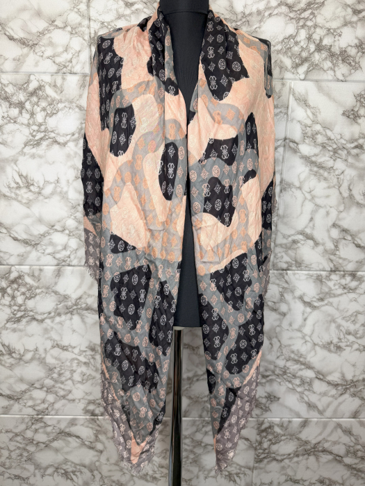 Eșarfă multicoloră Guess Damă- logo distinctiv, colecție outlet. [1]