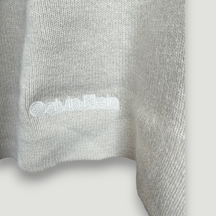 Fular Gri Calvin Klein Unisex- logo distinctiv, colecție outlet. [2]