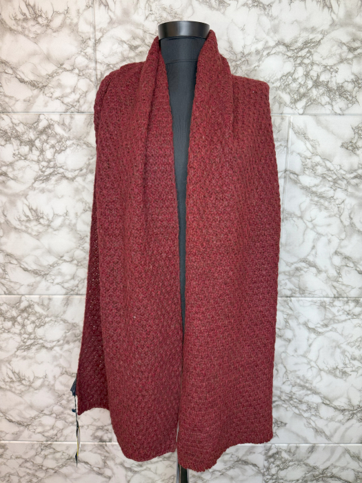 Fular Vișiniu Tommy Hilfiger Unisex- logo distinctiv, colecție outlet. [3]